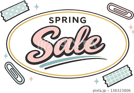 文房具モチーフの可愛いSPRING Sale 136323806