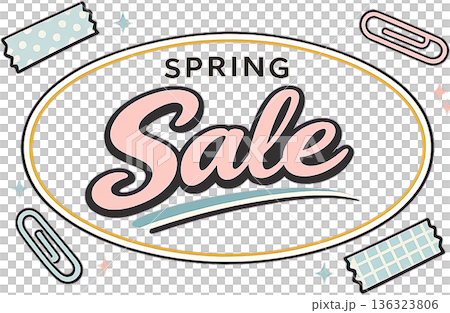 文房具モチーフの可愛いSPRING Sale 136323806