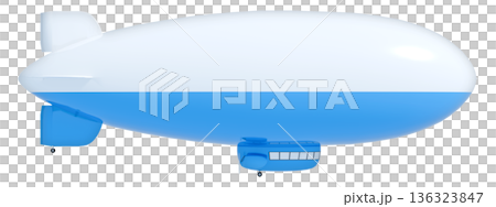 飛艇 - 無文字 - 藍色 136323847