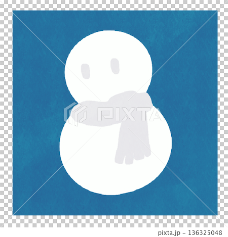 Snowman mark block Snowman mark block 136325048