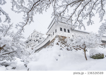 郡上八幡城（冬） 136326589