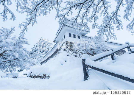 郡上八幡城（冬） 136326612