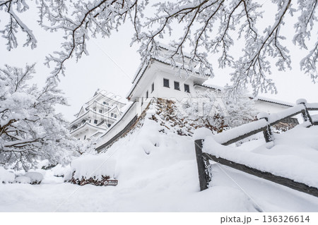 郡上八幡城（冬） 136326614