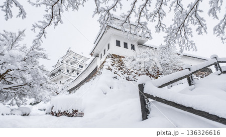 郡上八幡城（冬） 136326616