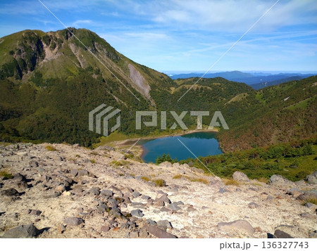 前白根山から五色沼と日光白根山 136327743