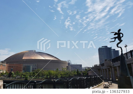 ふれあい橋よりPayPayドーム 136327933