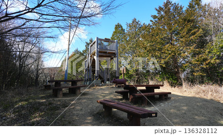 富幕山　登山道 136328112