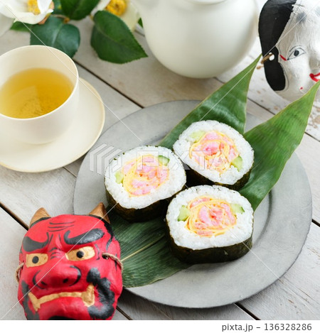 節分 恵方巻き 飾り巻き 節分 恵方巻き 飾り巻き 136328286