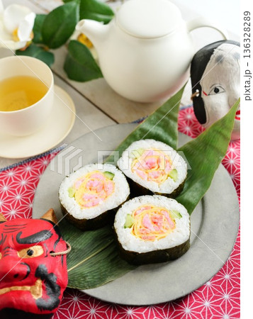 節分 恵方巻き 飾り巻き 節分 恵方巻き 飾り巻き 136328289