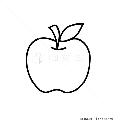 Apple Doodle, Apple Fruit Illustration Drawing Food Apple Doodle, Apple Fruit Illustration Drawing Food 136328776