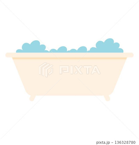Bath Tub Design illustration 136328780