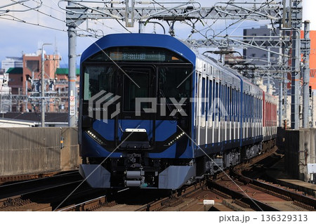 【近鉄】1A系＋1253系 急行（名古屋線：近鉄八田駅） 136329313