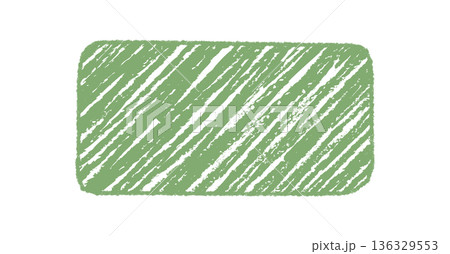 Fluid chalk sketch quote rectangle box with grunge texture forms a distinct frame. Background with soft diagonal strokes and a rough look, green color, ideal for modern memo or text template use. Fluid chalk sketch quote rectangle box with grunge texture forms a distinct frame. Background with soft diagonal strokes and a rough look, green color, ideal for modern memo or text template use. 136329553