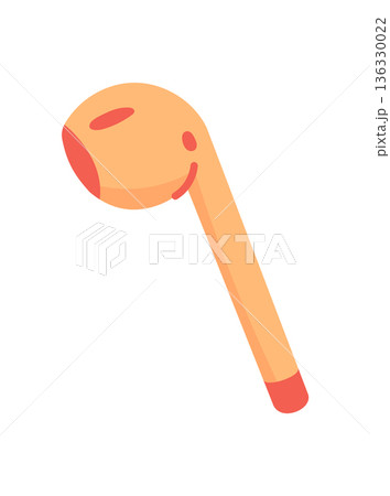Wireless earphones in trendy flat style. Colorful accessory tool for sport and gym equipment. Minimal symbol of fitness lifestyle, healthy workout energy. Wireless earphones in trendy flat style. Colorful accessory tool for sport and gym equipment. Minimal symbol of fitness lifestyle, healthy workout energy. 136330022