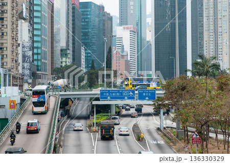 香港の街並み 136330329