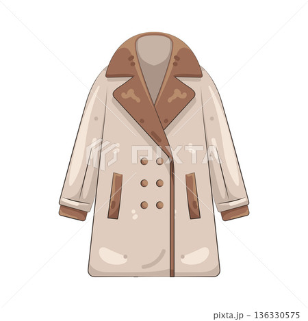 Illustration of coat Illustration of coat 136330575