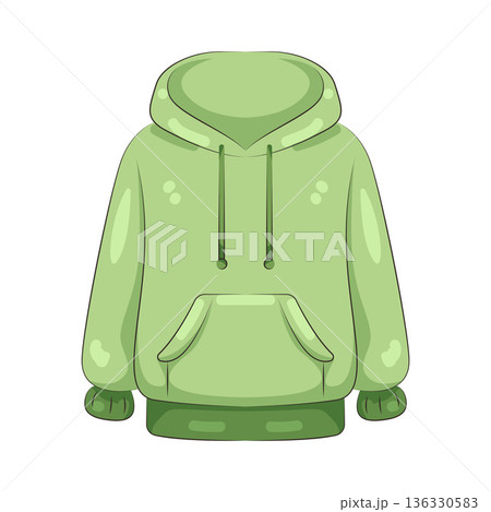 Illustration of hoodie  136330583