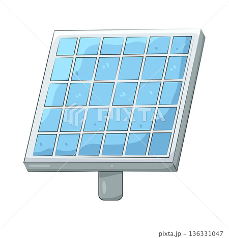 Illustration of solar panel 136331047