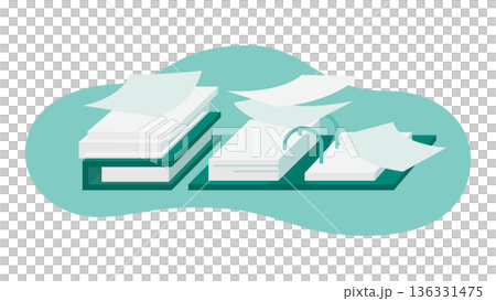 A large number of paper documents and file illustrations - document management is becoming an issue for businesses that can't keep up A large number of paper documents and file illustrations - document management is becoming an issue for businesses that can't keep up 136331475