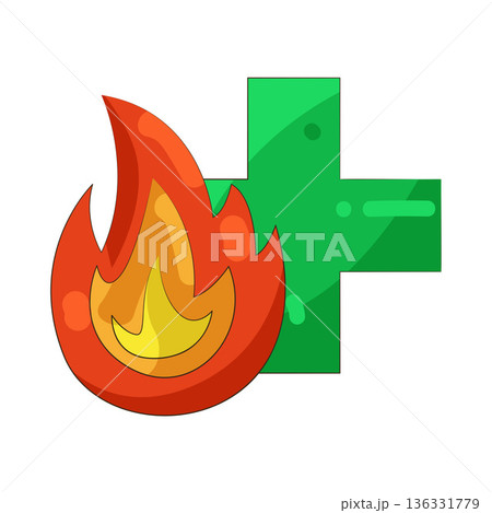 Illustration of Fire safety Illustration of Fire safety 136331779