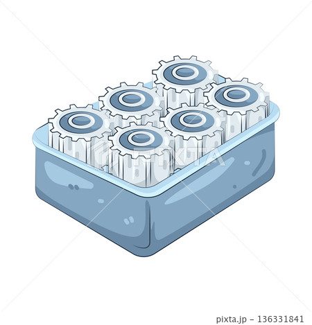 Illustration of gearbox  136331841