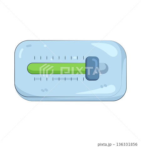 Illustration of slider bar 136331856