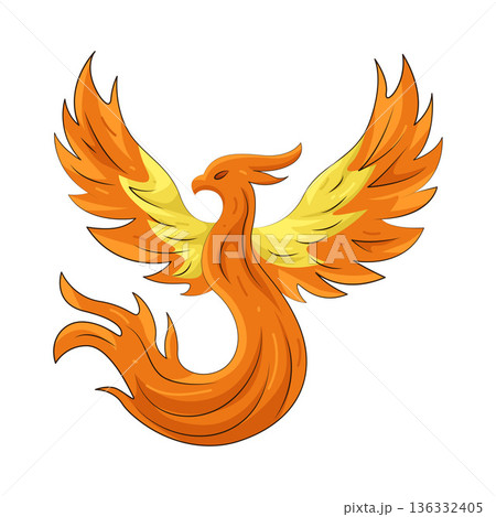 Illustration of Phoenix fire Illustration of Phoenix fire 136332405