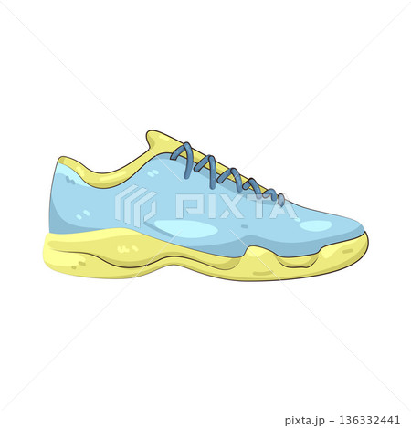 Illustration of Padel shoes 136332441