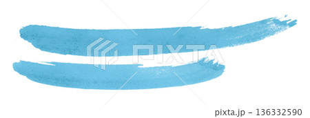 Light blue watercolor background. Artistic hand paint. Isolated on transparent background. 136332590