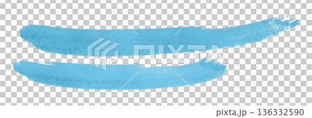 Light blue watercolor background. Artistic hand paint. Isolated on transparent background. 136332590