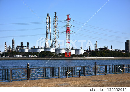 養老川臨海公園　養老川河口　千葉県市原市 136332912