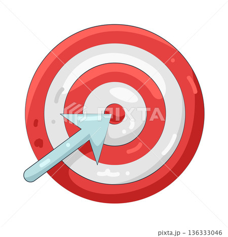 Illustration of round target 136333046