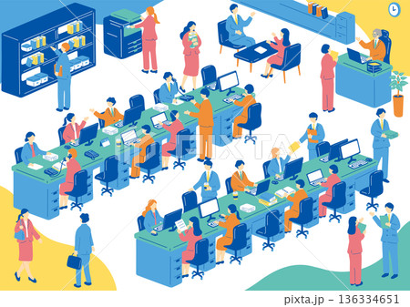 ビジネスシーン ビジネスシーン 136334651