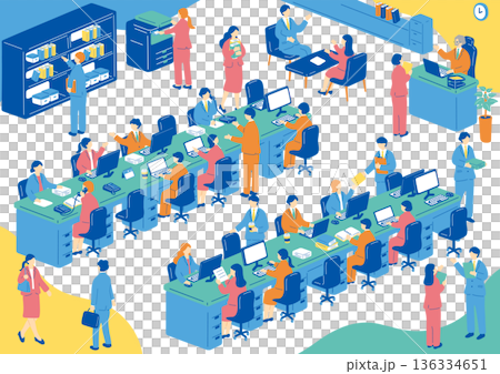 ビジネスシーン ビジネスシーン 136334651