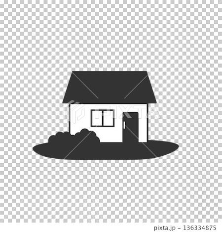 Building material, house illustration, house asset, building Building material, house illustration, house asset, building 136334875