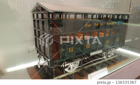 Delhi , india - Miniature Train Model in National Rail Museum, New Delhi, Delhi feb 8 2026 136335367
