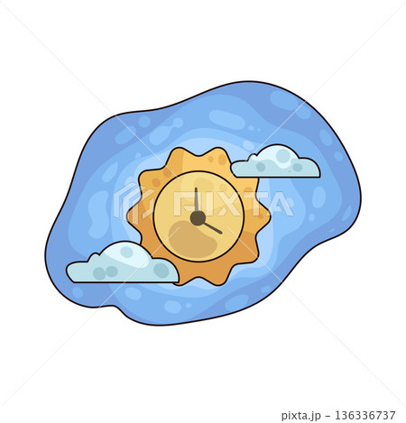 Illustration of Day time Illustration of Day time 136336737