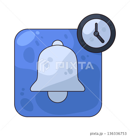 Illustration of alarm notification 136336753