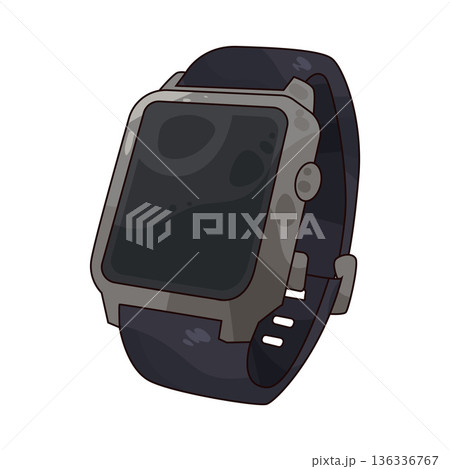 Illustration of smart watch Illustration of smart watch 136336767