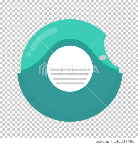 喘息の治療薬のイラスト　吸入薬　吸入器 136337486