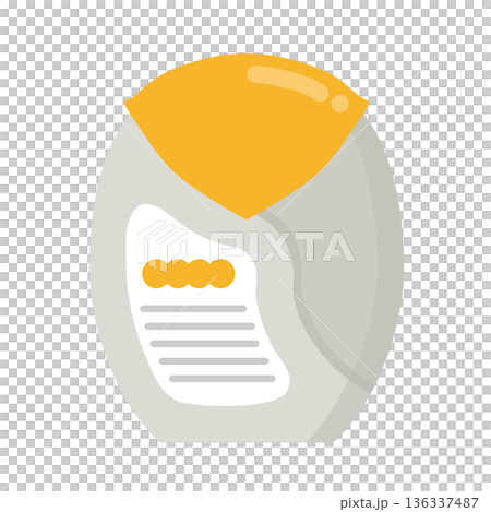 Illustration of asthma medication, inhaler, inhaler 136337487