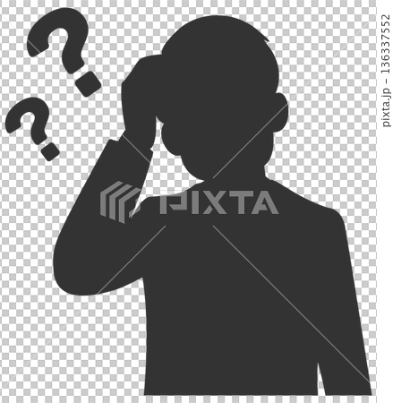 思維的商人剪影 思維的商人剪影 136337552