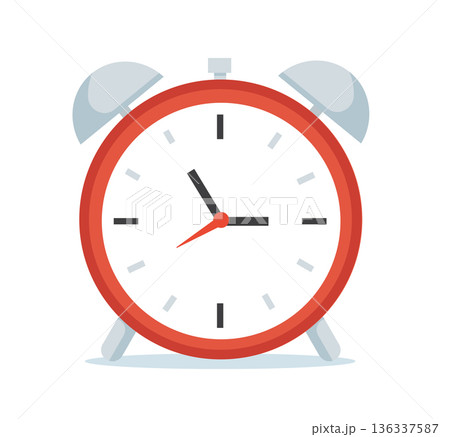 Ringing Alarm Clock vector Illustration Ringing Alarm Clock vector Illustration 136337587