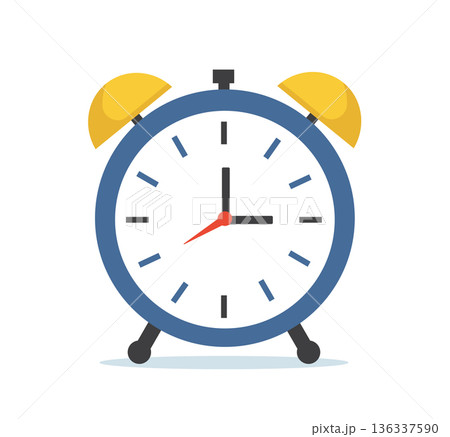 Ringing Alarm Clock vector Illustration Ringing Alarm Clock vector Illustration 136337590
