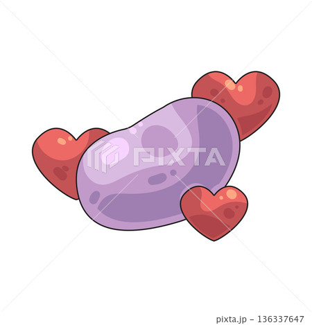 Illustration of Sweet candy 136337647