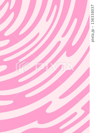 Vintage wavy pink wave groovy pattern or background. Wavy line retro pattern, trippy funky backdrop. Distorted spiral groovy print Vintage wavy pink wave groovy pattern or background. Wavy line retro pattern, trippy funky backdrop. Distorted spiral groovy print 136338037