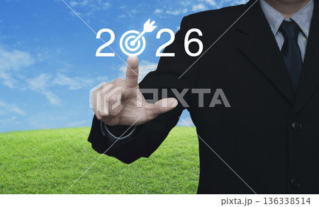 Business happy new year 2026 success concept 136338514