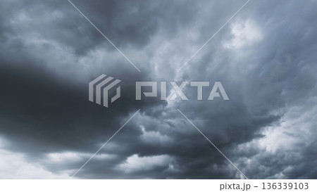 Dramatic dark storm clouds Dramatic dark storm clouds 136339103
