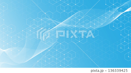 Abstract boxes background. Modern technology with square mesh. Geometric on white background with lines. Cube cell. Vector illustration Abstract boxes background. Modern technology with square mesh. Geometric on white background with lines. Cube cell. Vector illustration 136339425