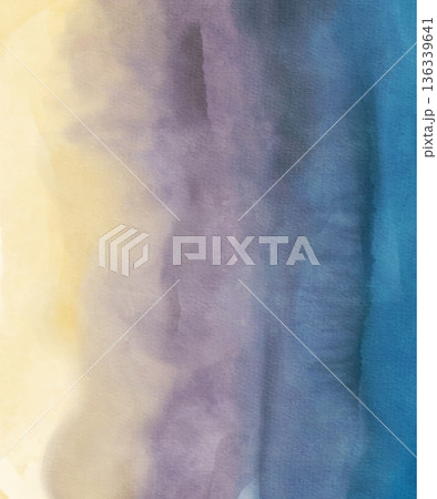 Soft watercolor gradient sky background vector 136339641